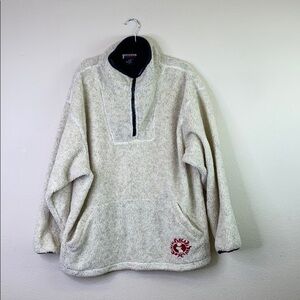Inversion Snowboarding Fuzzy Half Zip Sweater
